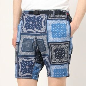 Gramicci Blue Weather Bandana Print Shorts Size US Medium